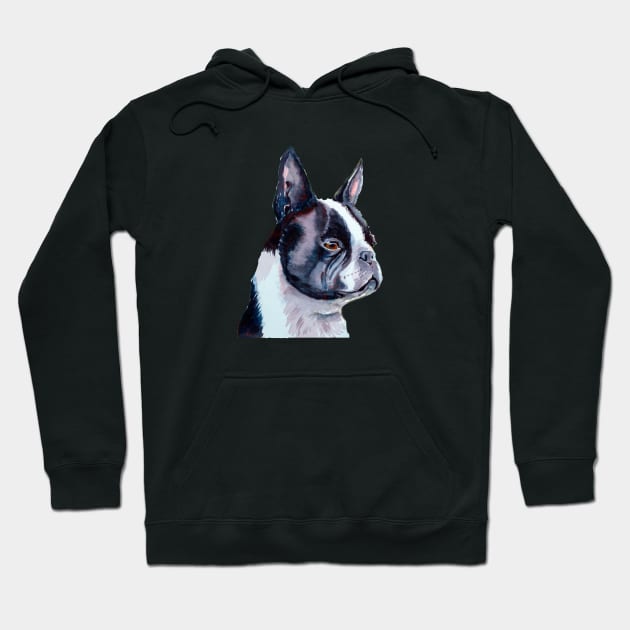 Boston terrier Hoodie by doggyshop